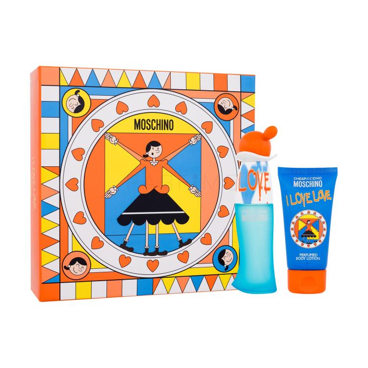 Moschino Cheap And Chic I Love Love Poklon set toaletna voda 30 ml + losion za tijelo 50 ml