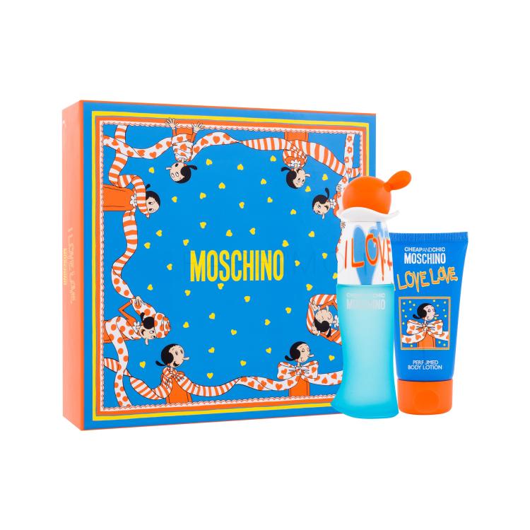 Moschino Cheap And Chic I Love Love Poklon set toaletna voda 30 ml + losion za tijelo 50 ml