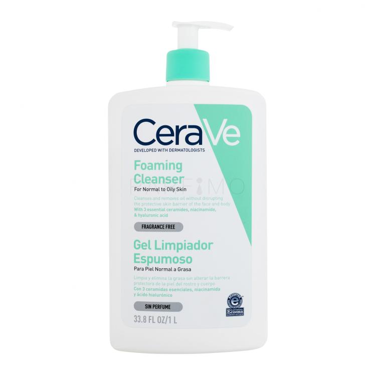 CeraVe Facial Cleansers Foaming Cleanser Gel za čišćenje lica za žene 1000 ml