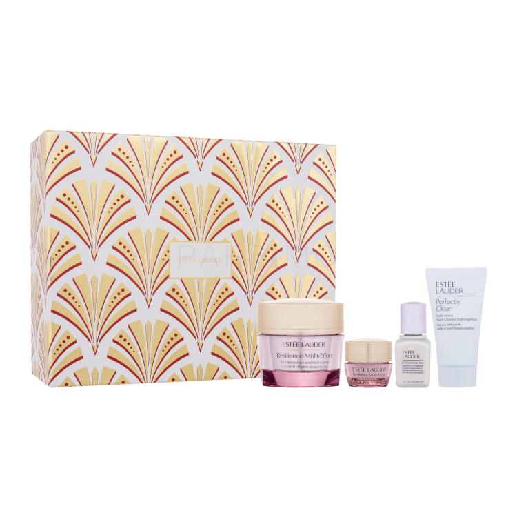 Estée Lauder Resilience Multi-Effect Skincare Wonders Poklon set dnevna krema za lice Resilience Multi-Effect SPF15 50 ml + krema za područje oko očiju Resilience Multi-Effect 5 ml + sredstvo za čišćenje lica Perfectly Clean 30 ml + serum za lice Perfectionist Pro 15 ml