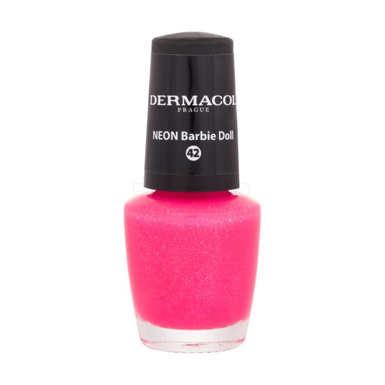 Dermacol Neon Lak za nokte za žene 5 ml Nijansa 42 NEON Barbie Doll