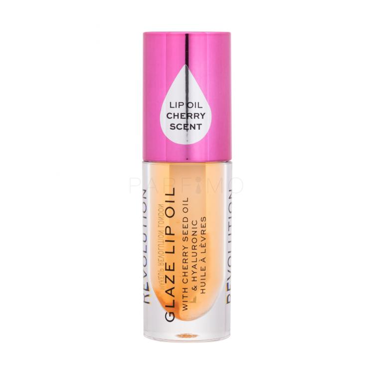 Makeup Revolution London Glaze Lip Oil Ulje za usne za žene 4,6 ml Nijansa Getaway Terracotta