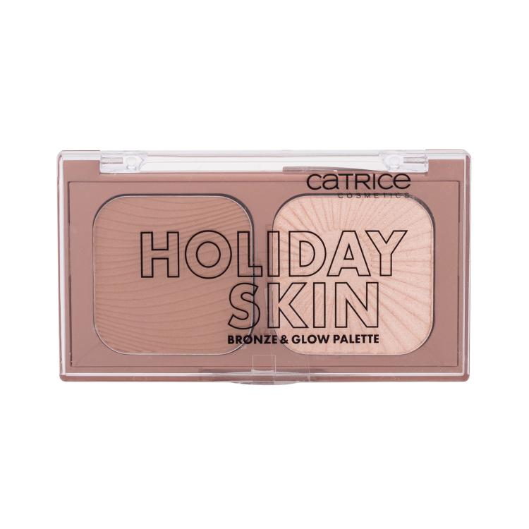 Catrice Holiday Skin Bronze &amp; Glow Palette Paleta za konturiranje za žene 5,5 g Nijansa 010 oštećena kutija