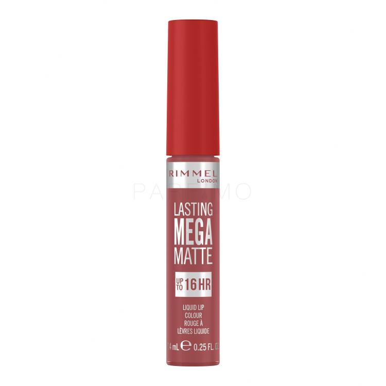 Rimmel London Lasting Mega Matte Liquid Lip Colour Ruž za usne za žene 7,4 ml Nijansa Rose &amp; Shine