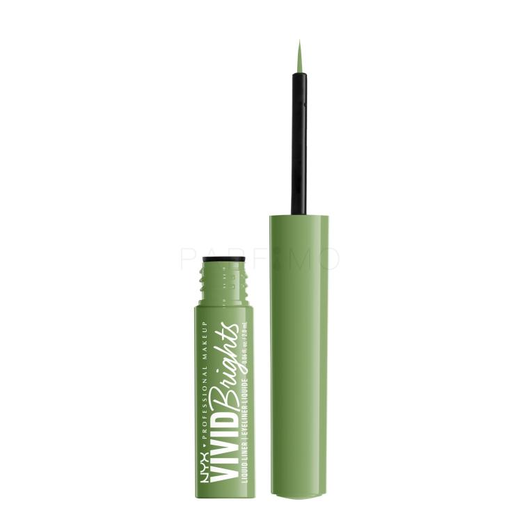 NYX Professional Makeup Vivid Brights Tuš za oči za žene 2 ml Nijansa 02 Ghosted Green