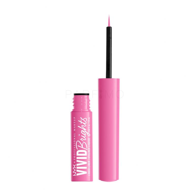 NYX Professional Makeup Vivid Brights Tuš za oči za žene 2 ml Nijansa 08 Don´t Pink Twice