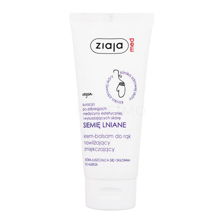 Ziaja Med Linseed Hand Cream-Balm Krema za ruke za žene 100 ml