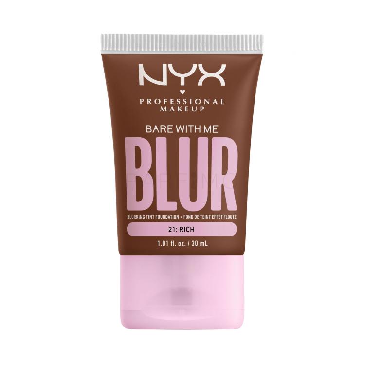 NYX Professional Makeup Bare With Me Blur Tint Foundation Puder za žene 30 ml Nijansa 21 Rich