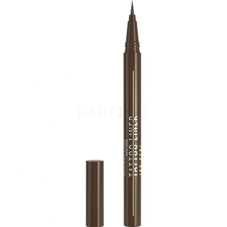 Maybelline Tattoo Liner Ink Pen Tuš za oči za žene 1 ml Nijansa Brown