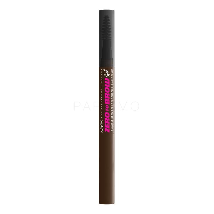 NYX Professional Makeup Zero To Brow Gel za obrve i pomada za žene 2 ml Nijansa 07 Espresso