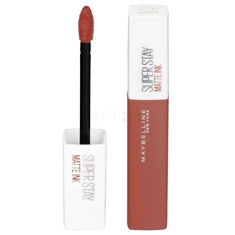 Maybelline Superstay Matte Ink Liquid Ruž za usne za žene 5 ml Nijansa 455 Harmonizer