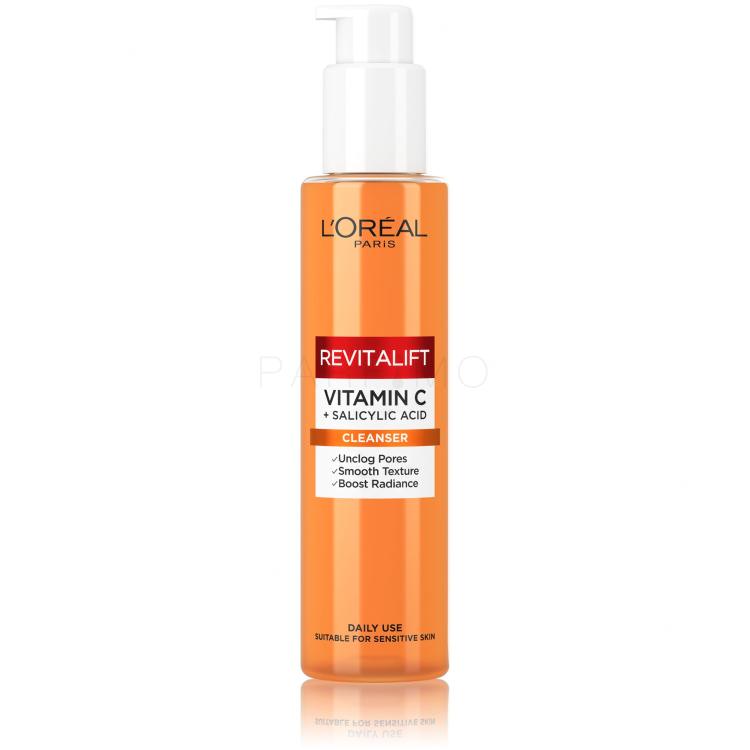 L&#039;Oréal Paris Revitalift Clinical Vitamin C + Salicylic Acid Cleanser Pjena za čišćenje lica 150 ml