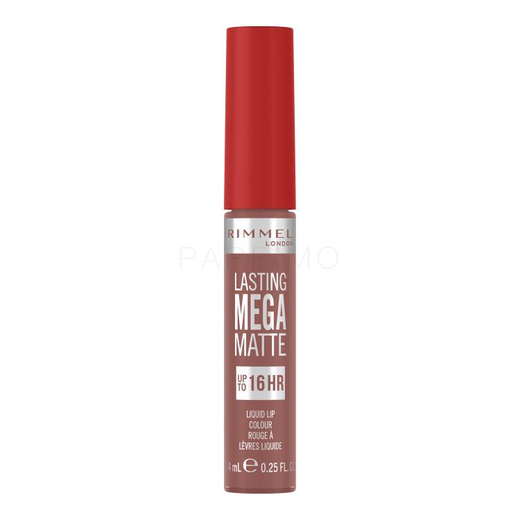 Rimmel London Lasting Mega Matte Liquid Lip Colour Ruž za usne za žene 7,4 ml Nijansa Strapless