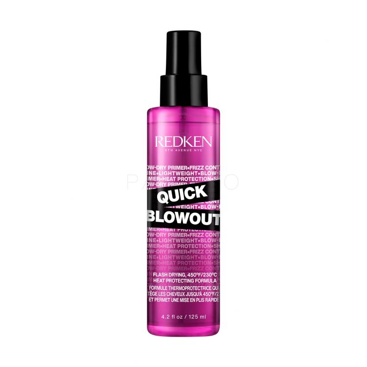 Redken Quick Blowout Lightweight Blow Dry Primer Spray Zaštita kose od topline za žene 125 ml