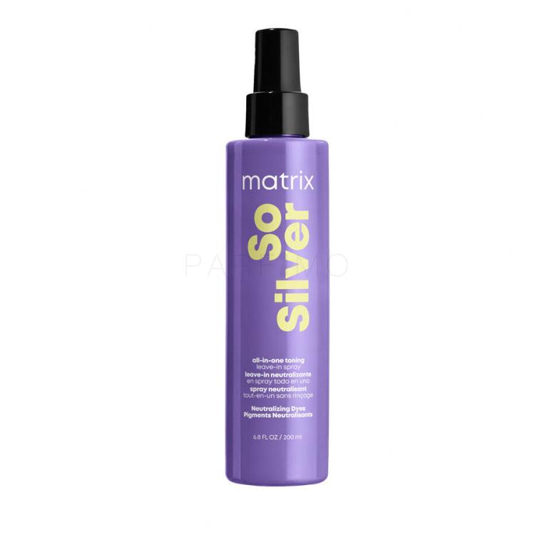 Matrix So Silver All-In-One Toning Leave-In Spray Njega kose bez ispiranja za žene 200 ml