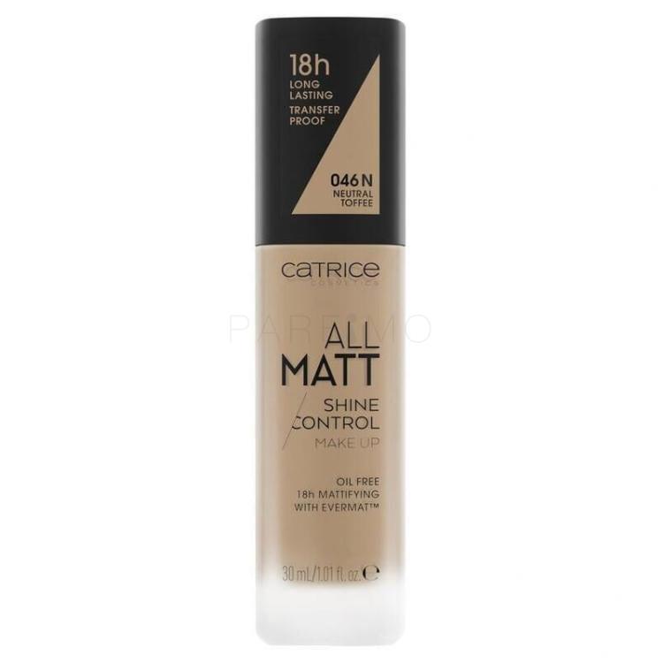 Catrice All Matt Puder za žene 30 ml Nijansa 046 N Neutral Toffee