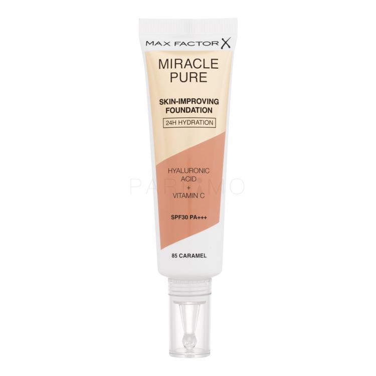 Max Factor Miracle Pure Skin-Improving Foundation SPF30 Puder za žene 30 ml Nijansa 85 Caramel