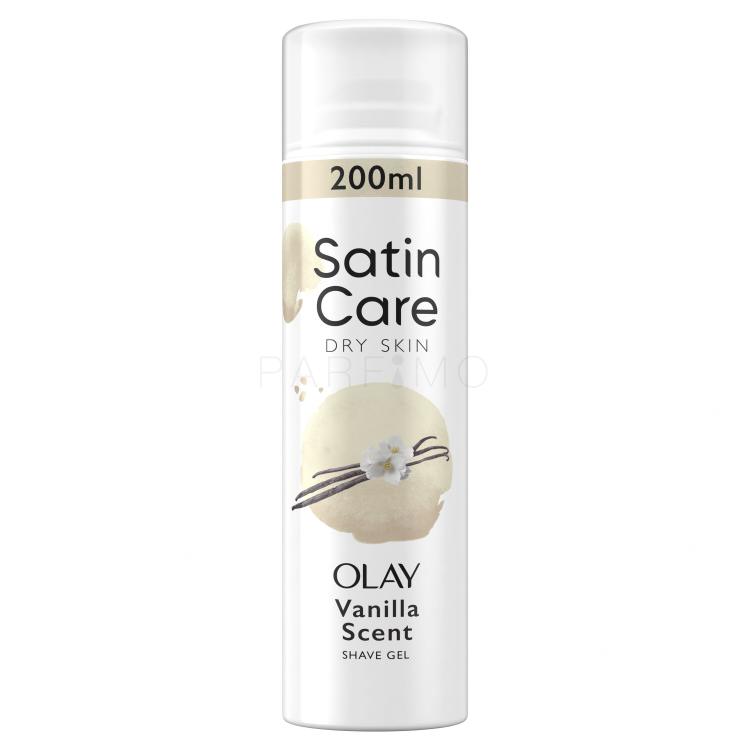 Gillette Satin Care Olay Vanilla Dream Shave Gel Gel za brijanje za žene 200 ml