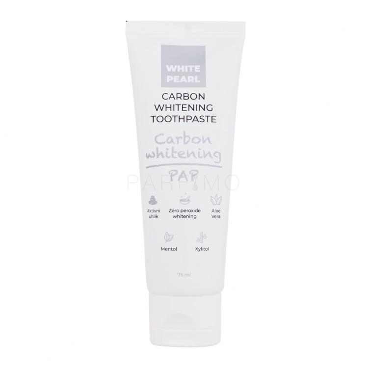 White Pearl PAP Carbon Whitening Toothpaste Zubna pasta 75 ml