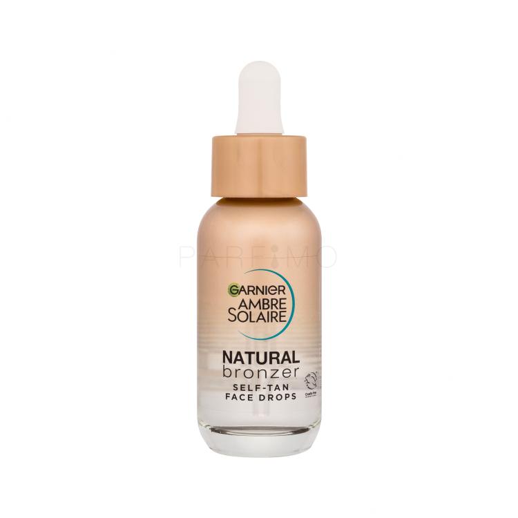 Garnier Ambre Solaire Natural Bronzer Self-Tan Face Drops Proizvod za samotamnjenje 30 ml oštećena kutija