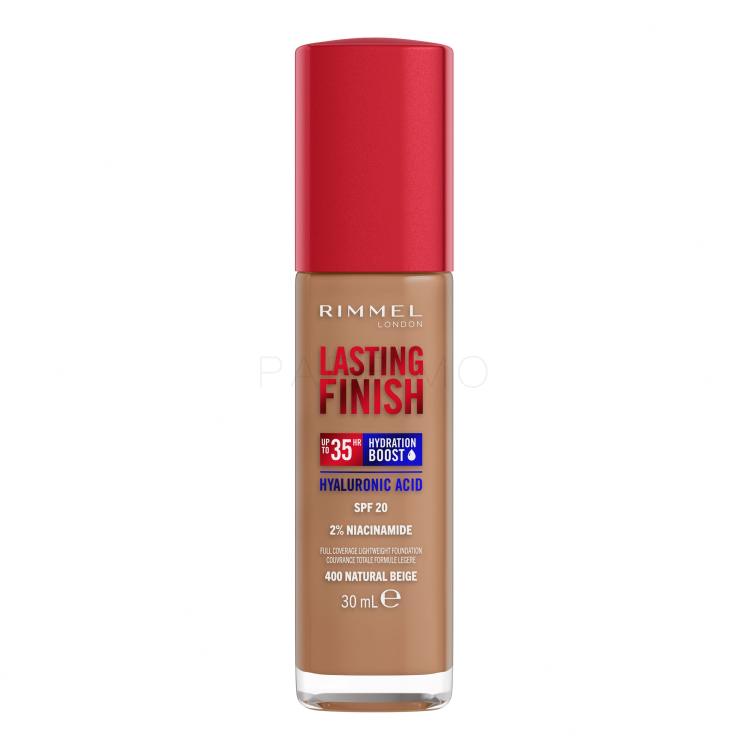 Rimmel London Lasting Finish 35H SPF20 Puder za žene 30 ml Nijansa 400 Natural Beige