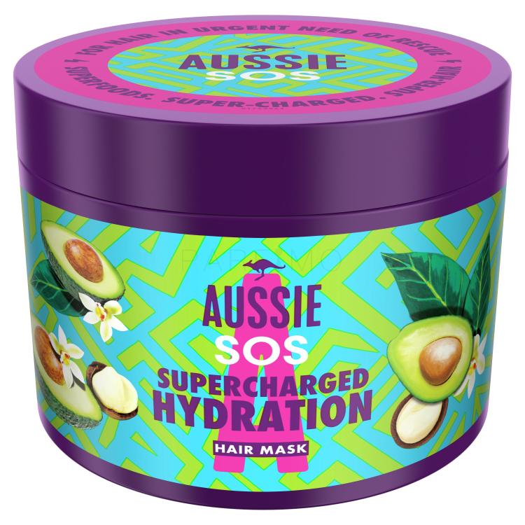 Aussie SOS Supercharged Hydration Hair Mask Maska za kosu za žene 450 ml