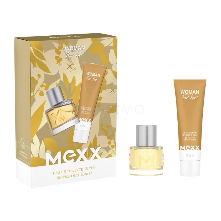 Mexx Woman Poklon set toaletna voda 20 ml + gel za tuširanje 50 ml