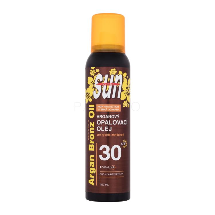 Vivaco Sun Argan Bronz Oil Spray SPF30 Proizvod za zaštitu od sunca za tijelo 150 ml