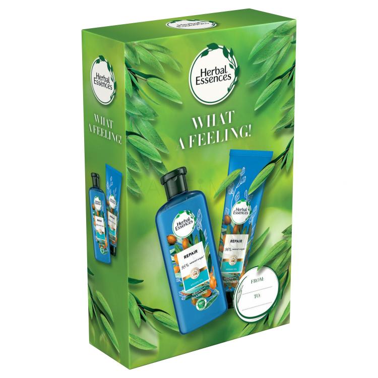 Herbal Essences Repair Argan Oil Shampoo Poklon set šampon Repair Argan Oil 400 ml + regenerator Repair Argan Oil 275 ml