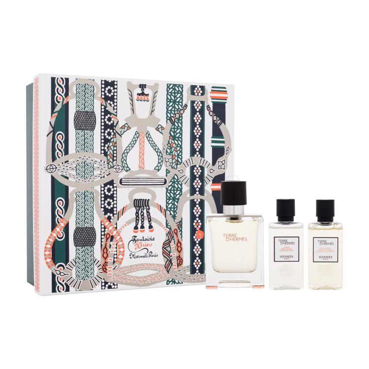 Hermes Terre d´Hermès Fantaisie d&#039;Etriers Poklon set toaletna voda 50 ml + gel za tuširanje 40 ml + vodica poslije brijanja 40 ml