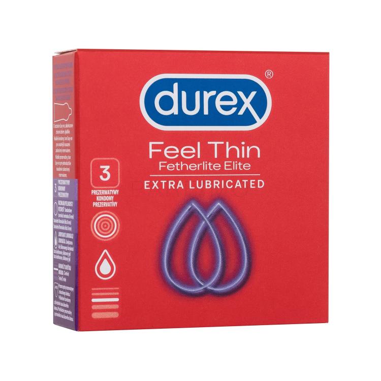 Durex Feel Thin Extra Lubricated Kondomi za muškarce set