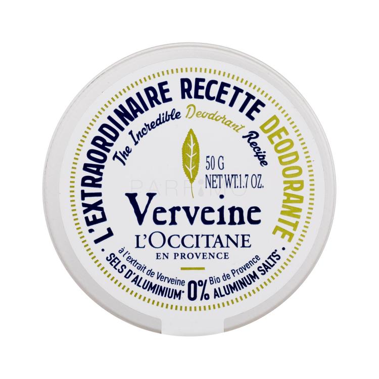 L&#039;Occitane Verveine The Incredible Deodorant Recipe Dezodorans 50 g