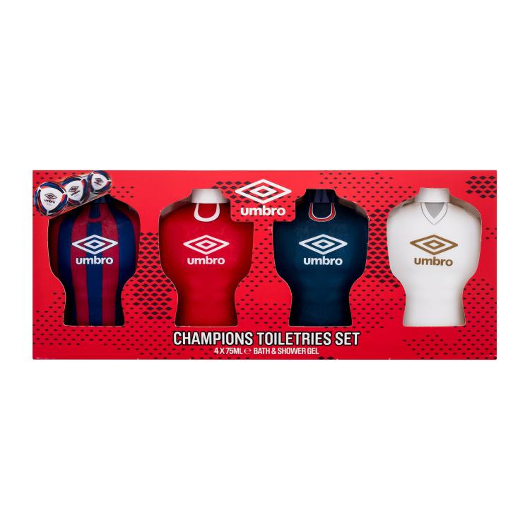 UMBRO Champions Toiletries Set Poklon set gel za tuširanje 4 x 75 ml