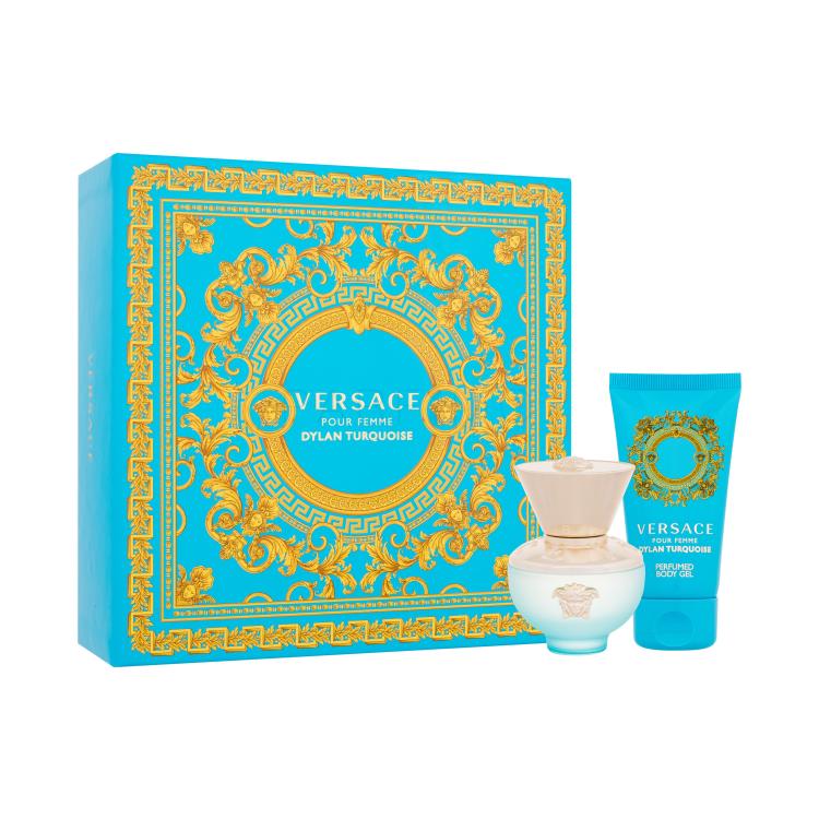 Versace Pour Femme Dylan Turquoise Poklon set toaletna voda 30 ml + gel za tijelo 50 ml