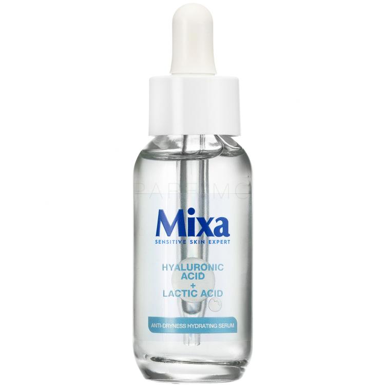 Mixa Hyaluronic Acid + Lactic Acid Anti-Dryness Hydrating Serum Serum za lice za žene 30 ml