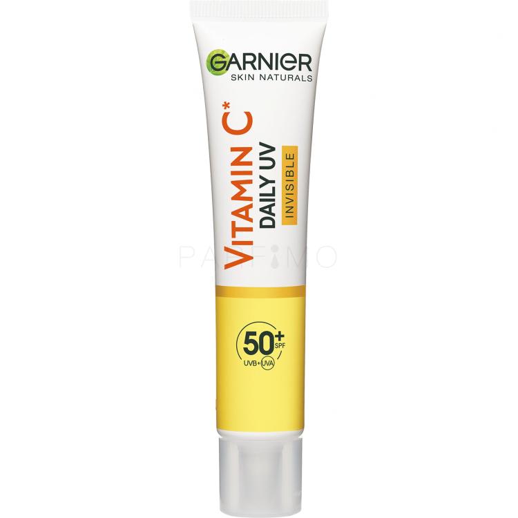 Garnier Skin Naturals Vitamin C Daily UV Invisible SPF50+ Dnevna krema za lice za žene 40 ml