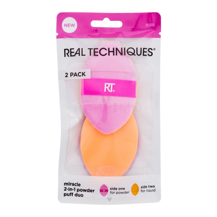 Real Techniques Miracle 2-In-1 Powder Puff Duo Aplikator za žene 2 kom