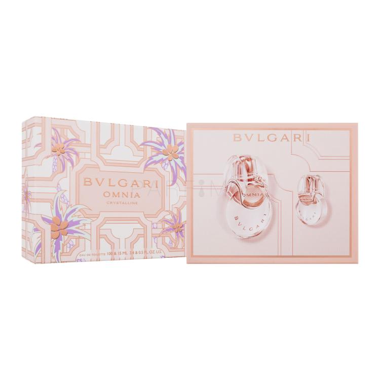 Bvlgari Omnia Crystalline Poklon set toaletna voda 100 ml + toaletna voda 15 ml