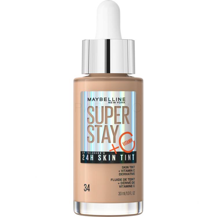 Maybelline Superstay 24H Skin Tint + Vitamin C Puder za žene 30 ml Nijansa 34