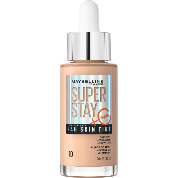 Maybelline Superstay 24H Skin Tint + Vitamin C Puder za žene 30 ml Nijansa 10