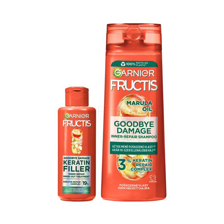 Set Šampon Garnier Fructis Goodbye Damage Repairing Shampoo + Maska za kosu Garnier Fructis Goodbye Damage Keratin Filler