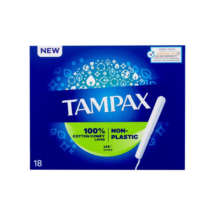 Tampax Non-Plastic Super Tampon za žene set