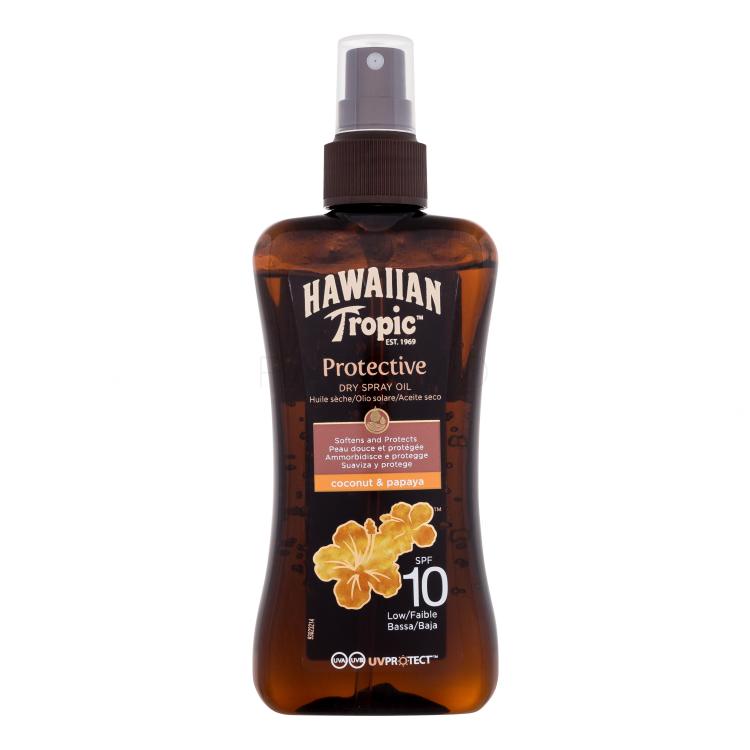 Hawaiian Tropic Protective Dry Spray Oil SPF10 Proizvod za zaštitu od sunca za tijelo 200 ml