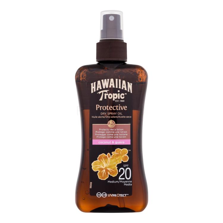 Hawaiian Tropic Protective Dry Spray Oil SPF20 Proizvod za zaštitu od sunca za tijelo 200 ml