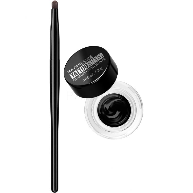 Maybelline Tattoo Liner Gel Pot Tuš za oči za žene 3 g Nijansa 950 Blackest Black