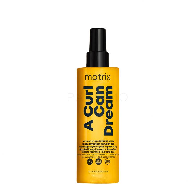 Matrix A Curl Can Dream Scrunch N&#039; Go Defining Spray Njega kose bez ispiranja za žene 250 ml