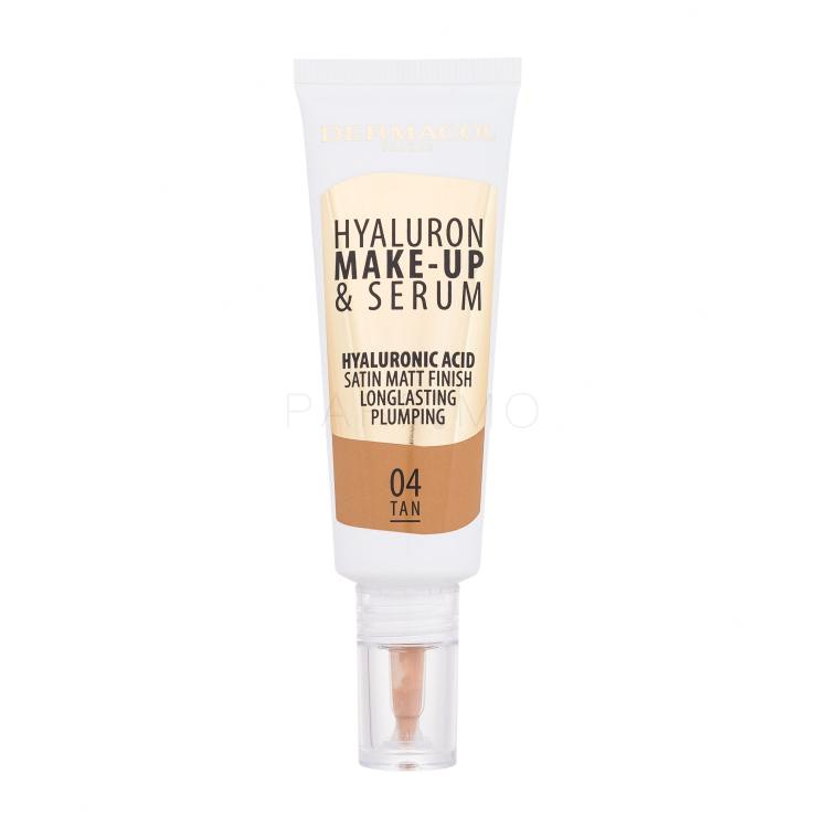 Dermacol Hyaluron Make-Up &amp; Serum Puder za žene 25 g Nijansa 04 Tan