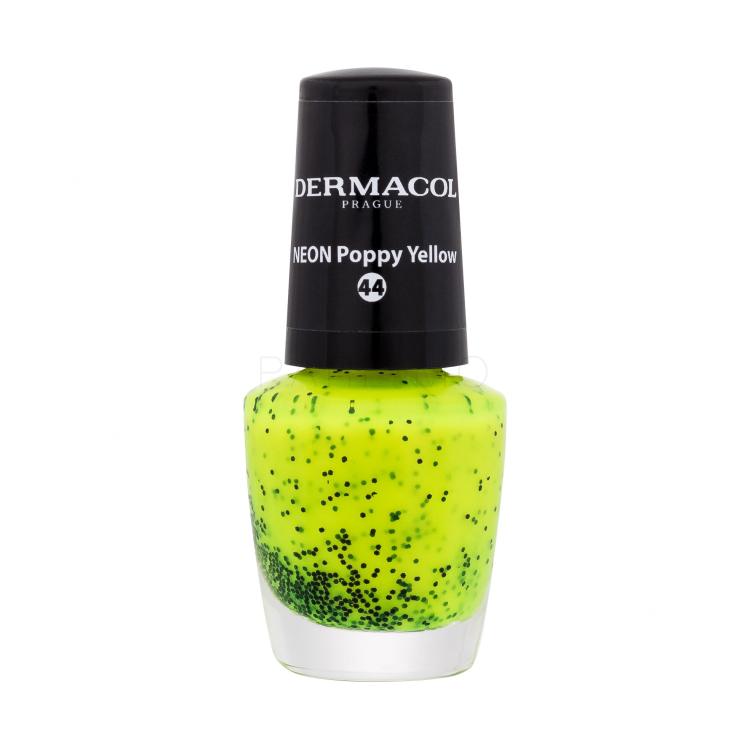 Dermacol Neon Lak za nokte za žene 5 ml Nijansa 44 Poppy Yellow