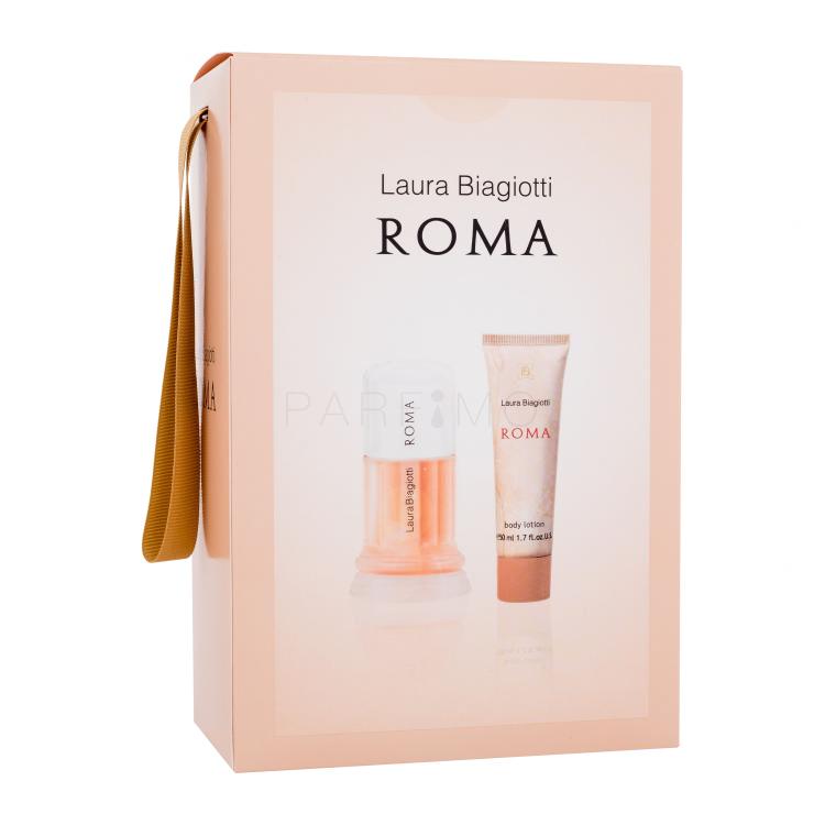 Laura Biagiotti Roma Poklon set toaletna voda 50 ml + losion za tijelo 50 ml