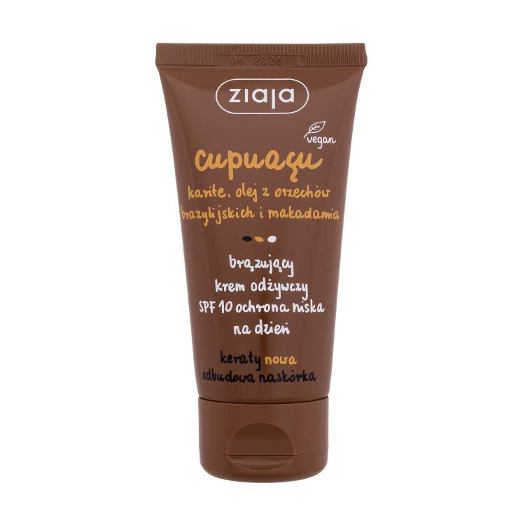 Ziaja Cupuacu Bronzing Nourishing Cream SPF10 Proizvod za samotamnjenje za žene 50 ml oštećena kutija